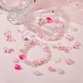 thumbnail image 5 of 150Pcs 13 Style Acrylic Assorted Pastel Beads Transparent Flower Beads Candy Faceted Star Heart Butterfly Bead Round Beads 150Pcs Pink Themed Assorted Beads(DIY-SC0020-60D-7SC), 5 of 9