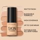 thumbnail image 5 of FOCALLURE- 2 piezas de base l&iacute;quida, base Skin Evolution + corrector, maquillaje de base de cobertura total, Dur, 5 of 7