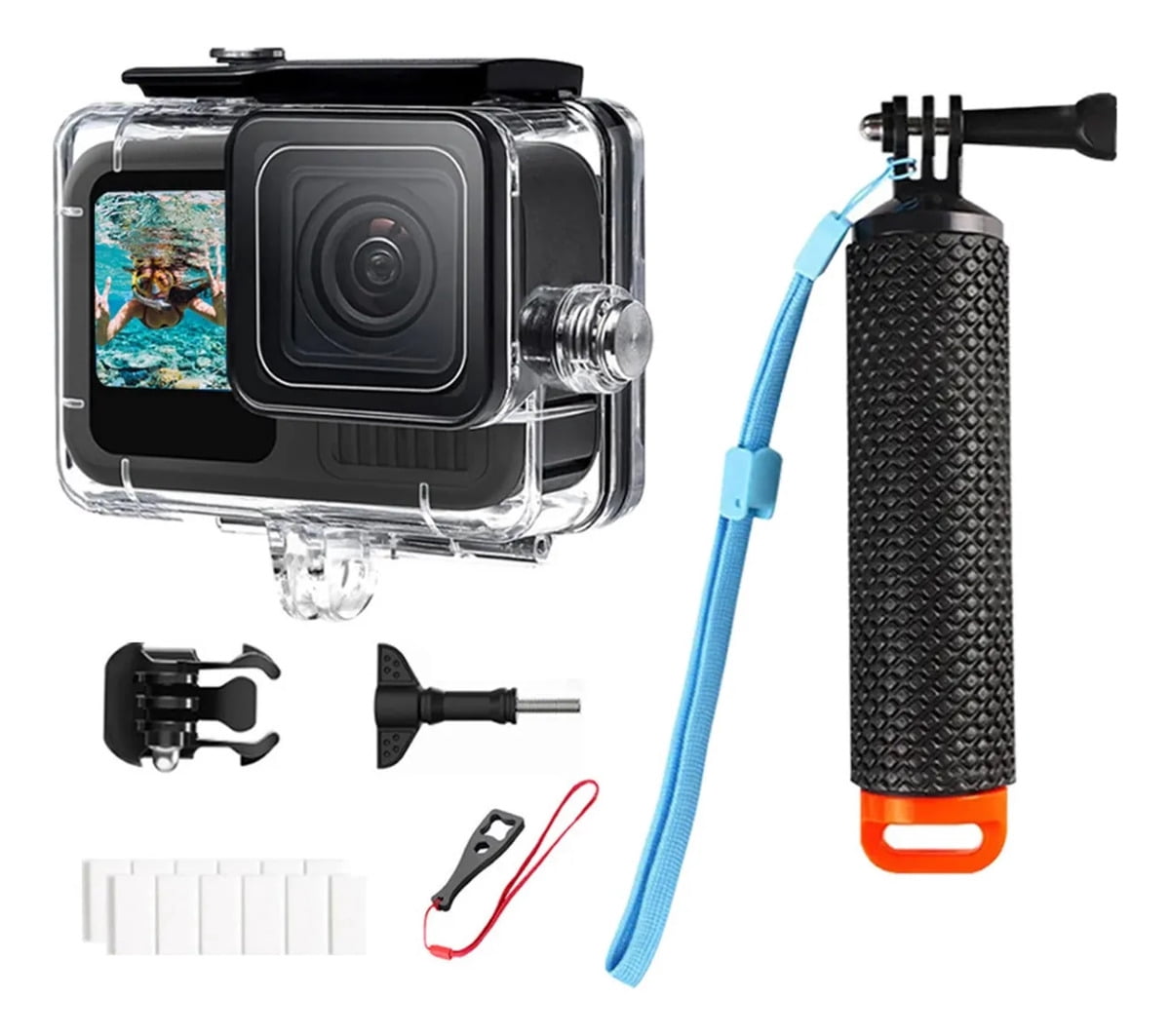 GoPro HERO10 Black 4K Ultra HD Camera Mega Kit with Extra Battery