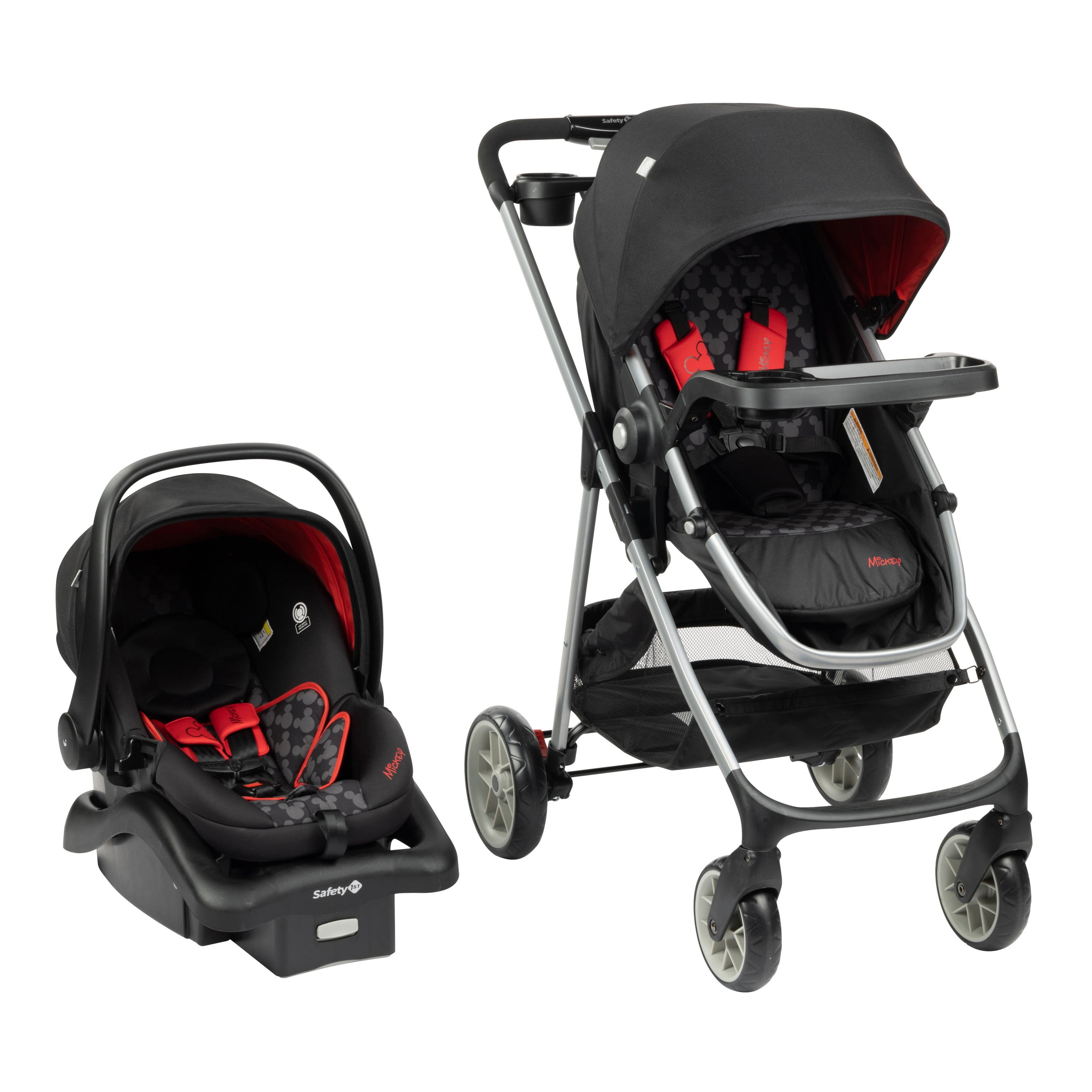 Disney Baby Mickey Mouse Grow and Go Modular Travel System, Simply Mickey, Toddler, Unisex