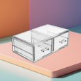 thumbnail image 6 of Milageto Desk Organizer with Drawers 2 Tier Acrylic Storage Box for Bathroom Tabletop B, 6 of 8