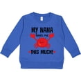 thumbnail image 2 of Inktastic Nana Loves Me Grandson Toddler Sweatshirt, 2 of 4