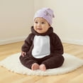 thumbnail image 1 of Pijamas familiares europeos de moda navideña con pantalones largos, traje para padres e hijos, monos para bebés y niños., 1 of 4