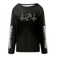 thumbnail image 3 of Sweat à Capuche pour Femmes - Manches Longues Col Rond Imprimé Rugby pour un Port Quotidien Confortable et Style Athlétique, 3 of 3