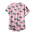 thumbnail image 5 of Hawaiian Shirts for Women Casual Print Comfortable Short Sleeved Pocket Button Top Blouse T-Shirt Plus Size, 5 of 5
