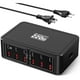 thumbnail image 1 of wonima44 220W USB C Charging Station, 12-Port GaN Charger Hub,65W Laptop Charger Adapter for MacBook Pro/Air iPad Pro iPhone Google Pixelbook ThinkPad Dell XPS Galaxy S23 Steam Deck -Black, 1 of 1