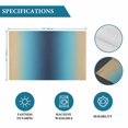 thumbnail image 6 of Blue Teal Yellow Ombre Placemats Set of 6, Farmhouse Modern Gradient Art Placemats for Dining Table, Place Mats for Kitchen Tabletop, Waterproof Wipeable Dining Table Mats Set, 6 of 9