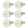 thumbnail image 2 of Ampoule, 6 Pcs E12 LED Globe LED Lampe Filament Fonctionnalité Intelligente, 2 of 7