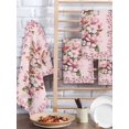 thumbnail image 2 of Pink Orchid Kitchen Dish Towels for Drying Dishes Set of 3, Spring Floral Flowers Leaves Botanical Waffle Weave Microfiber Hand Tea Bathroom Towels Quick Dry & Absorbent Towel 15.7x23.6, 2 of 7