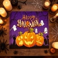 thumbnail image 4 of ShaoXinWan Halloween Disposable Party Tableware Set,Pumpkin Ghost Printed Paper Plates Napkins,Festive Paper Tableware for Halloween Party Dinner Gathering Event Supplies, 4 of 6
