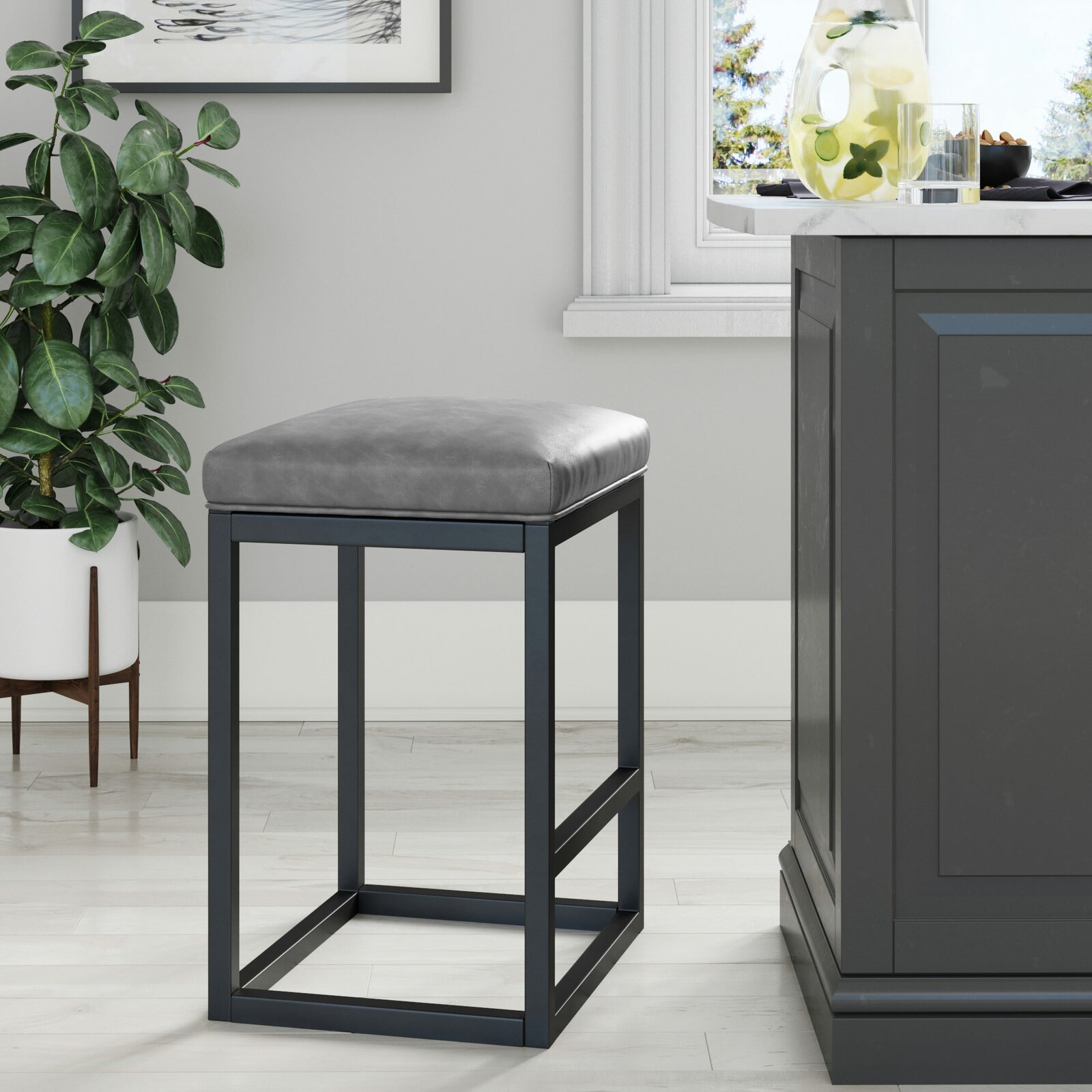 Brielle 24" Counter Stool, Easy 25minute assembly. Our easy to