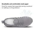 thumbnail image 4 of Zapatos para caminar WYGRQBN, zapatillas de moda para mujer, gris claro, 4 of 7