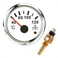thumbnail image 1 of Digital 52mm Water Temp Gauge 40-120 With Water Temperature Sensor Sender M16*1.5 Water Temp Meter Indicator For Car Boat ,Wide Applicability, 1 of 6