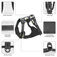 thumbnail image 6 of Lsque Daisy Floral Dog Harness, No-Pull Pet Harness with 2 Leash Clips, Adjustable Soft Padded Dog Vest with Easy Control Handle for Large Dogs-Medium, 6 of 9