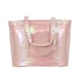 thumbnail image 3 of Bolsa Dama Tipo Sirena Corte Tote Escamas Tornasol Rosa Importadora La Merced Con Llavero Cola De Sirena, 3 of 6