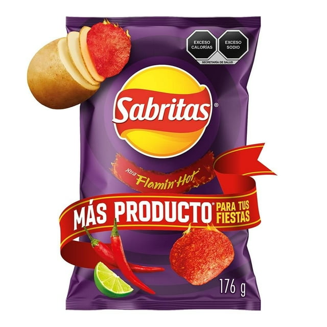 Papas fritas Sabritas xtra Flamin Hot 176 g