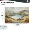 thumbnail image 4 of Stupell Industries Traditional Secret Mountain Lake Panorama Canvas Art, 36 x 24, by Petals Prints Design, 4 of 8