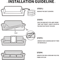thumbnail image 2 of Elastic Stretch Sofa Cover, Machine-Washable Pet-Proof Furniture Protector, Suitable for 1/2/3-Seater Living Room Sofas with Removable Cushions, 2 of 5