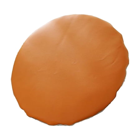 Non-Slip Waterproof Round Cushion for Chairs Sofas and Car Seats - Thick Fade-Resistant Comfortable Seat Pad with Spill Protection Orange