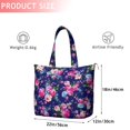 thumbnail image 4 of Pioneer Flower Floral Print Pattern Travel Tote Bags for Women Carry On,Large Weekender Bags for Women Travel,Multi Functional Duffle Bag for Work,Shopping,Sports, 4 of 5