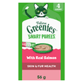 thumbnail image 1 of Feline Greenies™ Smart Purees™ Salmon Lickable Cat Treats, 4 x 14g, 1 of 8