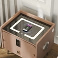 thumbnail image 5 of Smart Nightstand with Security Combination Lock - Nightstand Locking Drawer and USB Charging, Modern Smart Nightstand, 5 of 16