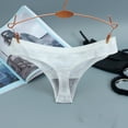 thumbnail image 5 of Prolriy Panties for Women, Womens Cotton Underwear Soft Stretch Bikini High Cut Sexy Womens Underwear White, 5 of 5