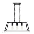 thumbnail image 2 of Living District LD4061D25BK Resolute 3 Light Black Ceiling Pendant, 2 of 4
