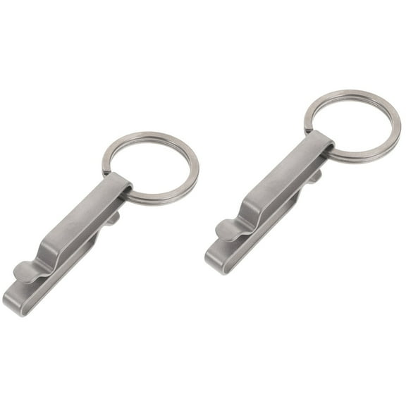 2 Pieces Belt Buckle Key Chain Ring Clip Mens Girdle Fob Bags Cars Accessories Man