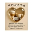 thumbnail image 3 of Usloyux under $5 3Pcs Acrylic Pocket Hug, Sport Themed Pocket Hug Ornament for Coffee Lovers, Kitchen Decor Accent with Gift Card, Miniature Hugging Figure for Shelf and Wall, Cute Home Decoration, 3 of 7
