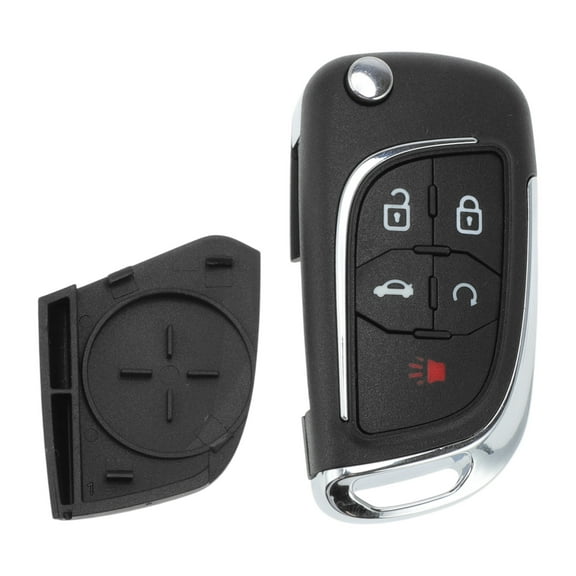 Unique Bargains 5 Buttons Key Shell Case Keyless Entry Remote Key Fob Replacement Case for Chevrolet Camaro Equinox 2010-2019 for GMC Terrain 2010-2021 for Buick Regal 2011-2017 OHT01060512