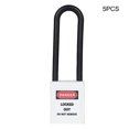 thumbnail image 2 of Candado industrial Simple Safe Door Door Hardware Professional Lockout Conjuntos Multifuncionales Inicio Cerraduras para empresas Industrias Blanco 5 piezas Yuarrent TO001359-06B, 2 of 6
