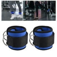 thumbnail image 6 of 2x Rings Exercise Resistance Ankle Weight Lifting Leg Hip Work Out Ankle Cuff Resistance Band for Turnhalle , Blue, 6 of 8