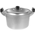thumbnail image 1 of PTOOTP 1Pc Multifunctional Black Cooking Pot Aluminium Steamer for Kitchen Use, 1 of 8