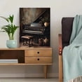 thumbnail image 5 of UXIEQU Vintage Grand Piano Canvas Wall Art Print 15.75x11.81 Inches, 5 of 8