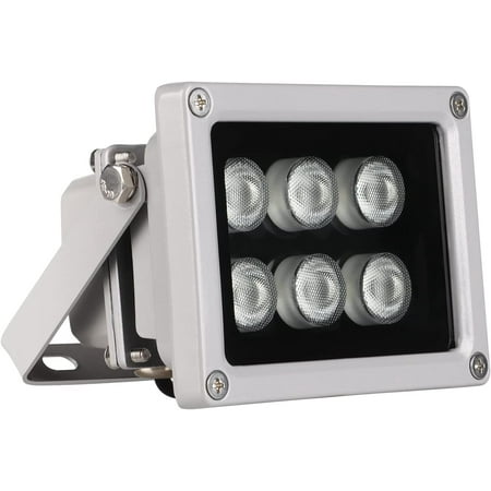 

2PCS Infrared Illuminator 850nm 6 LEDs 90 Degree Wide Angle IR Illuminator for Night Vision Waterproof LED Infrared Light for IP Camera CCTV Security Camera
