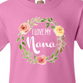 thumbnail image 4 of Inktastic I Love my Nana- flower circle Youth T-Shirt, 4 of 5