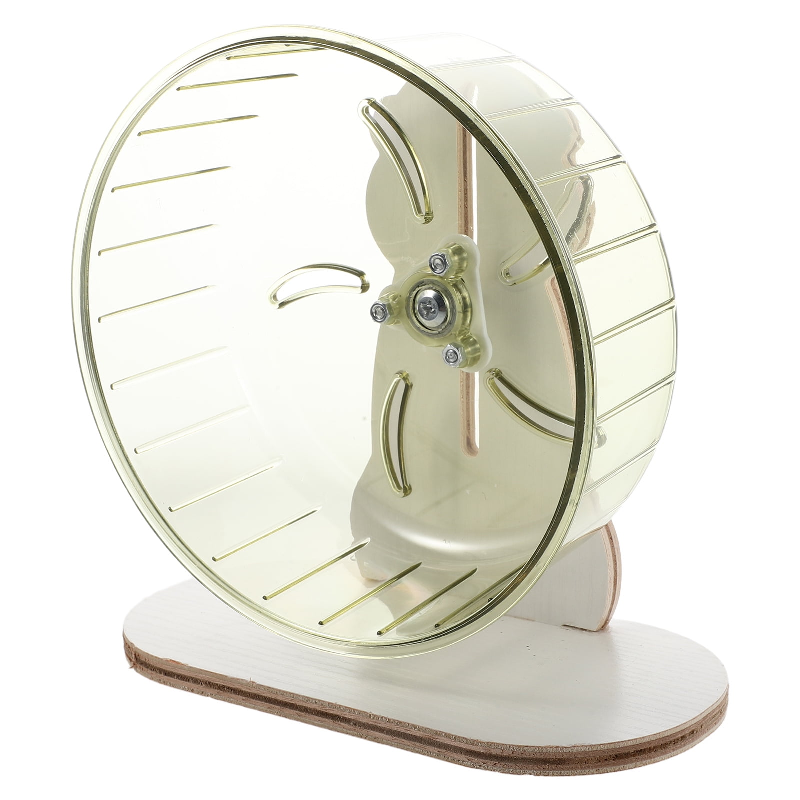 OFFIGAM Silent Hamster Running Exercise Wheel with Stand for Small Pets Indoor Multicolor