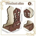 thumbnail image 2 of Servilletero de madera estilo vaquero del oeste, dispensador de servilletas rústico, soporte de papel de pie para cocina, restaurante, casa de campo, fiesta, 3,92×2,68×5,67 pulgadas, 2 of 5