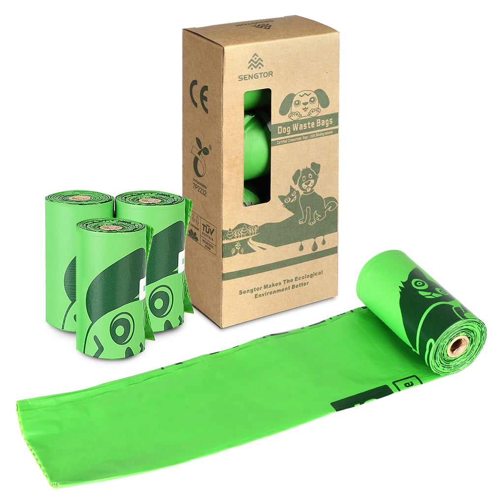 Biodegradable Fragrant EnvironmentFriendly Poop Bags LeakProof Thick