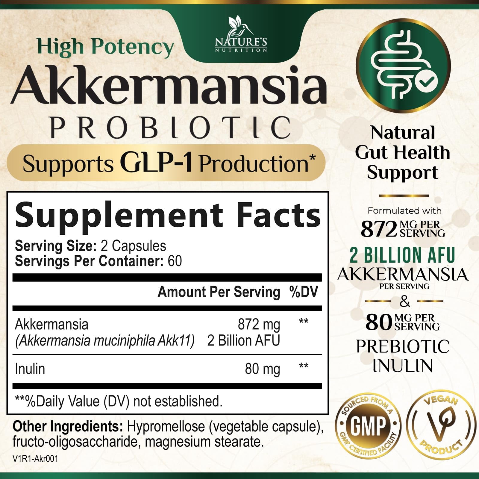 akkermansia and glp-1 vs Ozempic: GLP-1, Gut Health Digestion * The specially Akkermansia Muciniphila - GLP-1 Probiotics