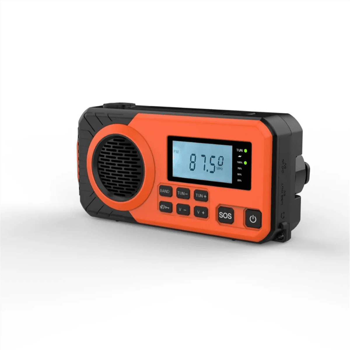 Solar Hand Crank Emergency Weather Radio,SW/AM/FM Portable Radio with 3 LED Flashlight 4000mAh Power Bank