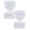 White, variant on ZOURIH Large Photo Frame Resin Molds, Heart Shape Silicone Molds for Epoxy Resin, DIY Picture Frame Display Unique Mold for Resin Casting Art Crafts Table Home Decor Gift,White