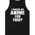 thumbnail image 3 of Instant Message - I Paused My Anime For This Graphic Tank Top, 3 of 6