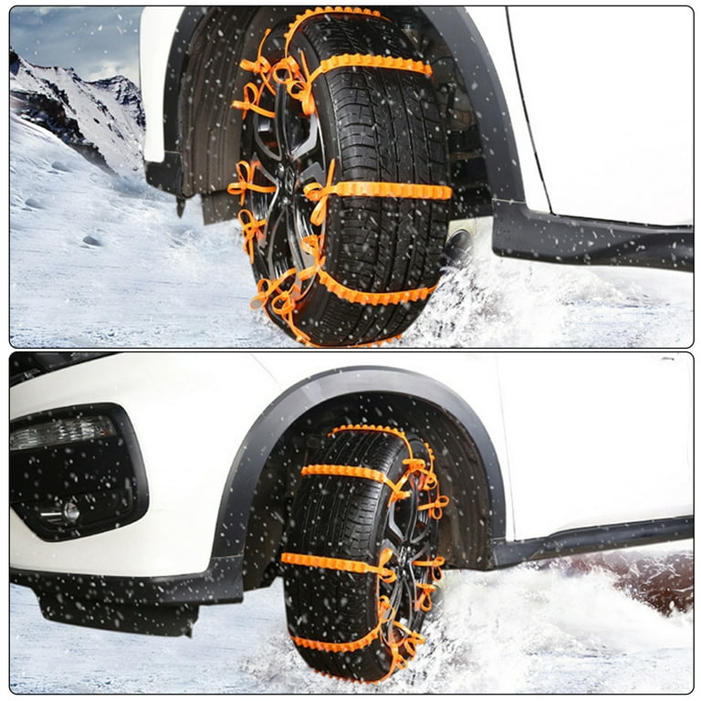 10Pcs Car Snow Chains Nylon Plastic Wheel Tyre Tire Anti-skid Tie