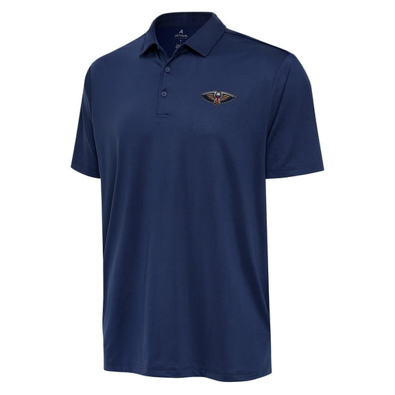 Men's Antigua  Navy New Orleans Pelicans Big & Tall Ellipse Polo