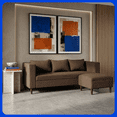 thumbnail image 1 of LASE Muebles Sala Roma Sofá con Otomán Adaptable con Cojines Oxford, 1 of 7