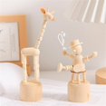 thumbnail image 3 of Exquisite Puppet Ornament Nordic Style Funny Snails/Dog/Giraffe Marionette Toys for Home Playing, 3 of 8