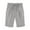 Gray1, variant on Plebaso Women's Casual Knee Length Shorts Drawstring Roll up Shorts Plain Lightweight Pull on Shorts