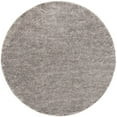 thumbnail image 7 of Unique Loom Davos Shag Collection Area Rug - Solid (7' 10" Round Sterling), 7 of 7